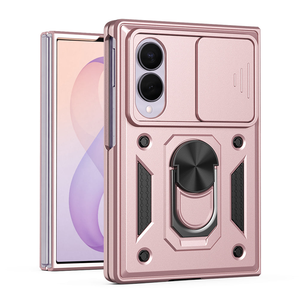 Maska za Samsung Galaxy Z Fold8 F971, Techsuit, CamShield, Ružičasto zlatna