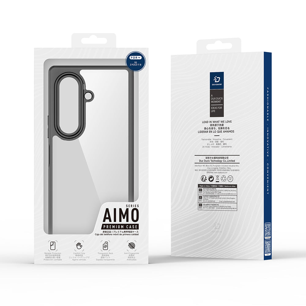 Maska za Samsung Galaxy Z Fold8 Ultra F976, DUX DUCIS, Aimo, Crna
