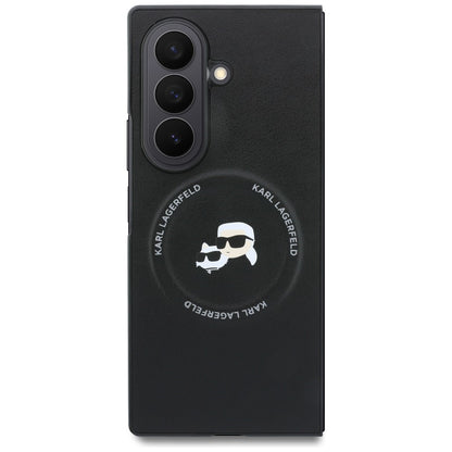 Maska za Samsung Galaxy Z Fold8 Ultra F976, Karl Lagerfeld, Karl & Choupette Head Pin, Crna