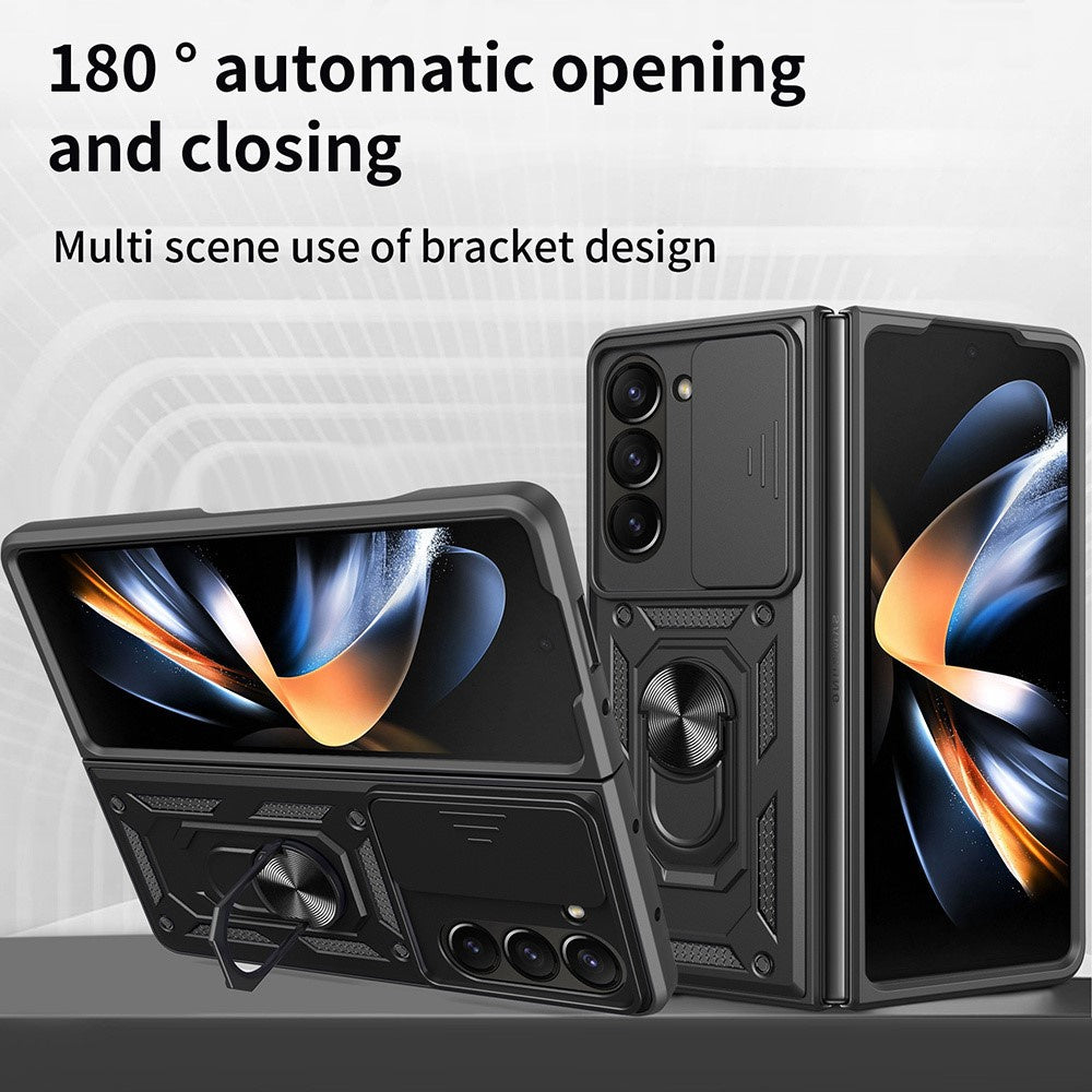 Maska za Samsung Galaxy Z Fold8 Ultra F976 / Z Fold7 F966, Techsuit, CamShield, Crna