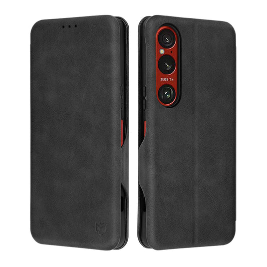 Futrola za Sony Xperia 1 VI, Techsuit, Safe Wallet Plus, Crna