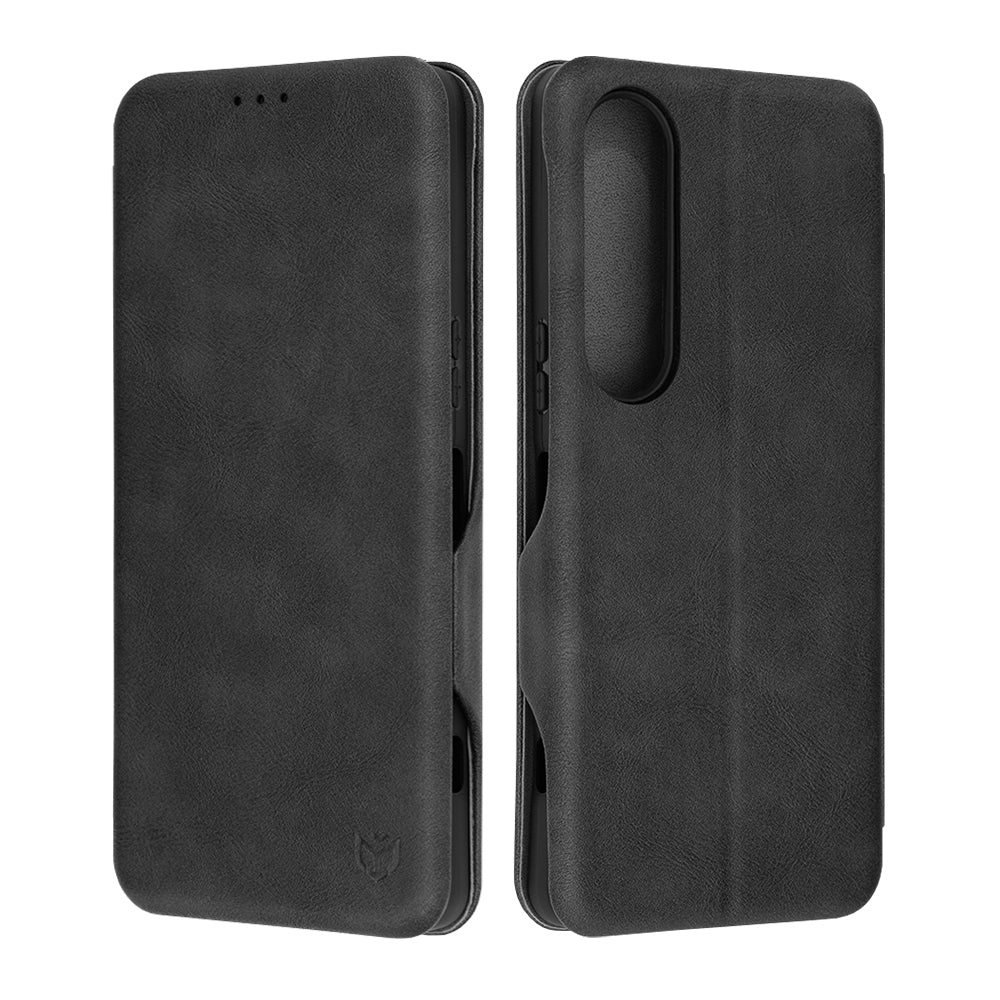 Futrola za Sony Xperia 1 VI, Techsuit, Safe Wallet Plus, Crna