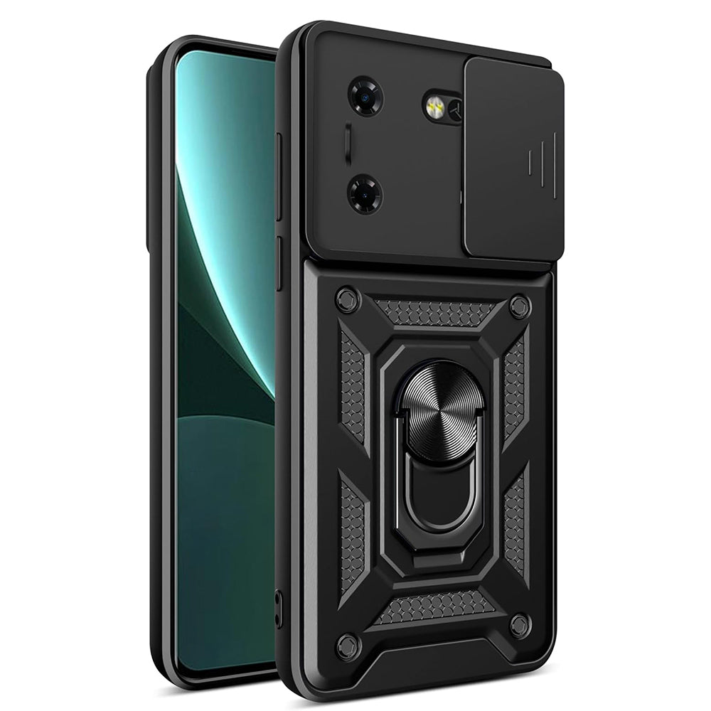 Maska za Tecno Pova 5 Pro, Techsuit, CamShield, Crna
