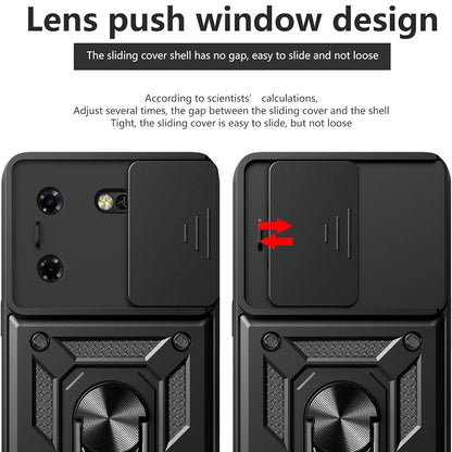 Maska za Tecno Pova 5 Pro, Techsuit, CamShield, Crna