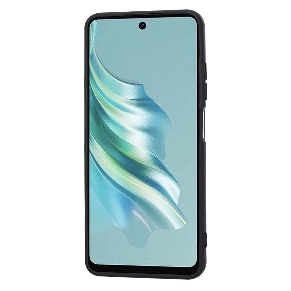 Maska za Tecno Spark 20, Techsuit, SoftFlex, Crna