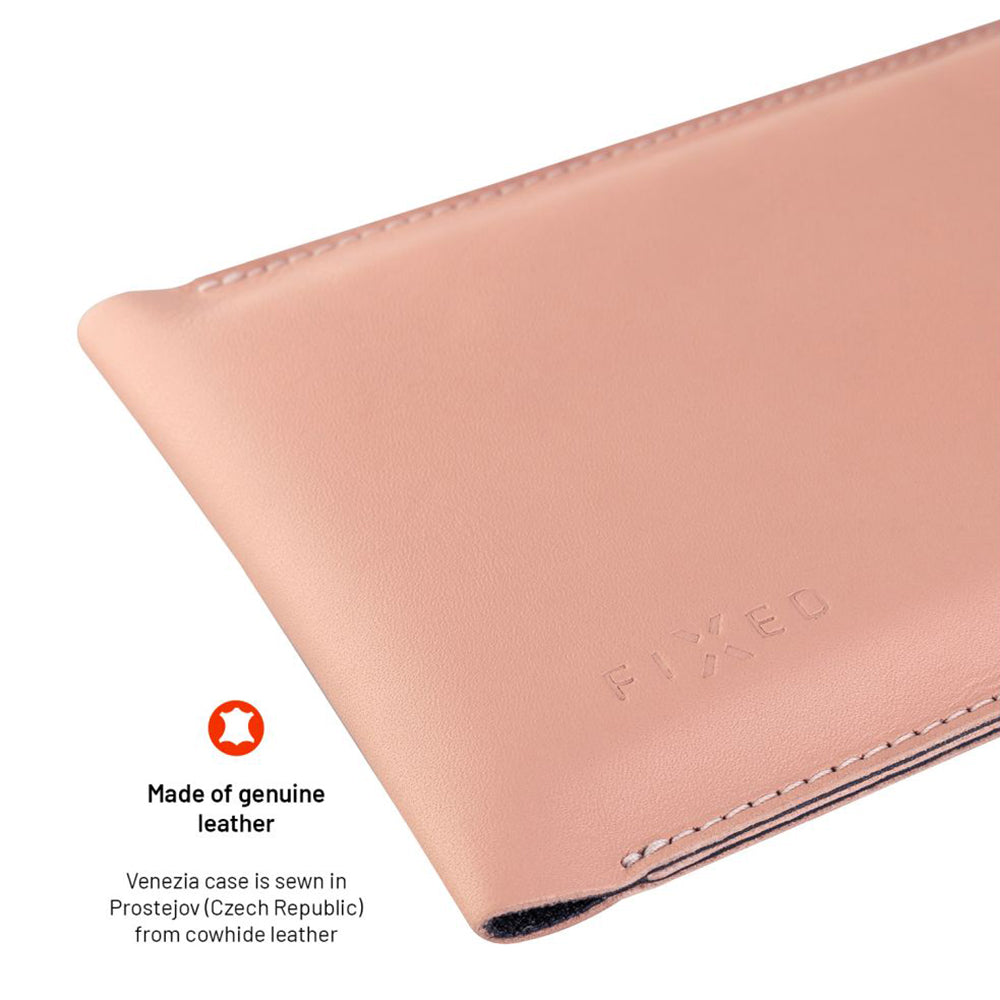 Univerzalna futrola za telefon max. 7 inča, Fixed, Venezia, Ružičasta