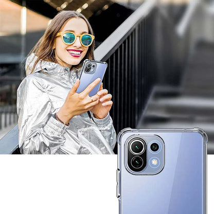 Maska za Xiaomi 11 Lite 5G NE / Mi 11 Lite 5G / 11 Lite, Techsuit, Otporna na udarce, Prozirna