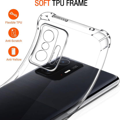 Maska za Xiaomi 11T / 11T Pro, Techsuit, Otporna na udarce, Prozirna