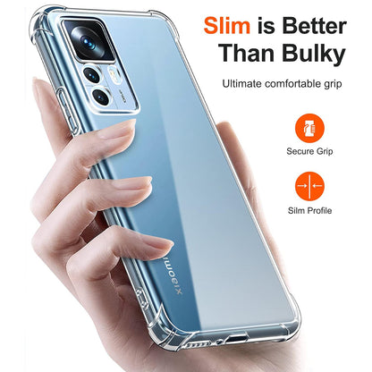 Maska za Xiaomi 12T / 12T Pro, Techsuit, Shockproof Clear, Prozirna