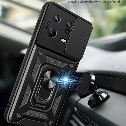 Maska za Xiaomi 13 Pro, Techsuit, CamShield, Crna