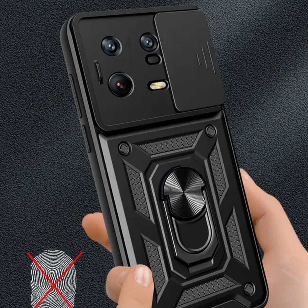 Maska za Xiaomi 13 Pro, Techsuit, CamShield, Crna
