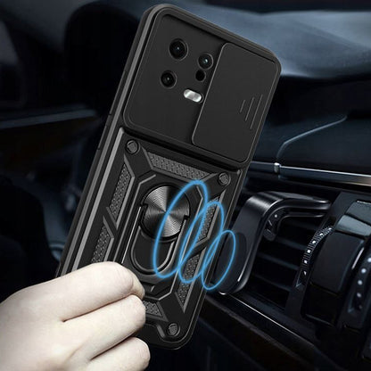 Maska za Xiaomi 13, Techsuit, CamShield, Crna