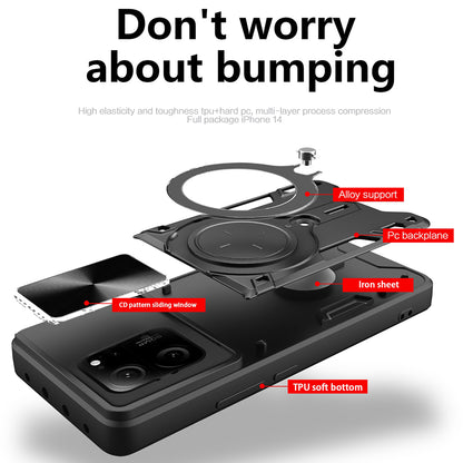 Maska za Xiaomi 13T Pro / 13T, Techsuit, CamGuard Pro, Crna