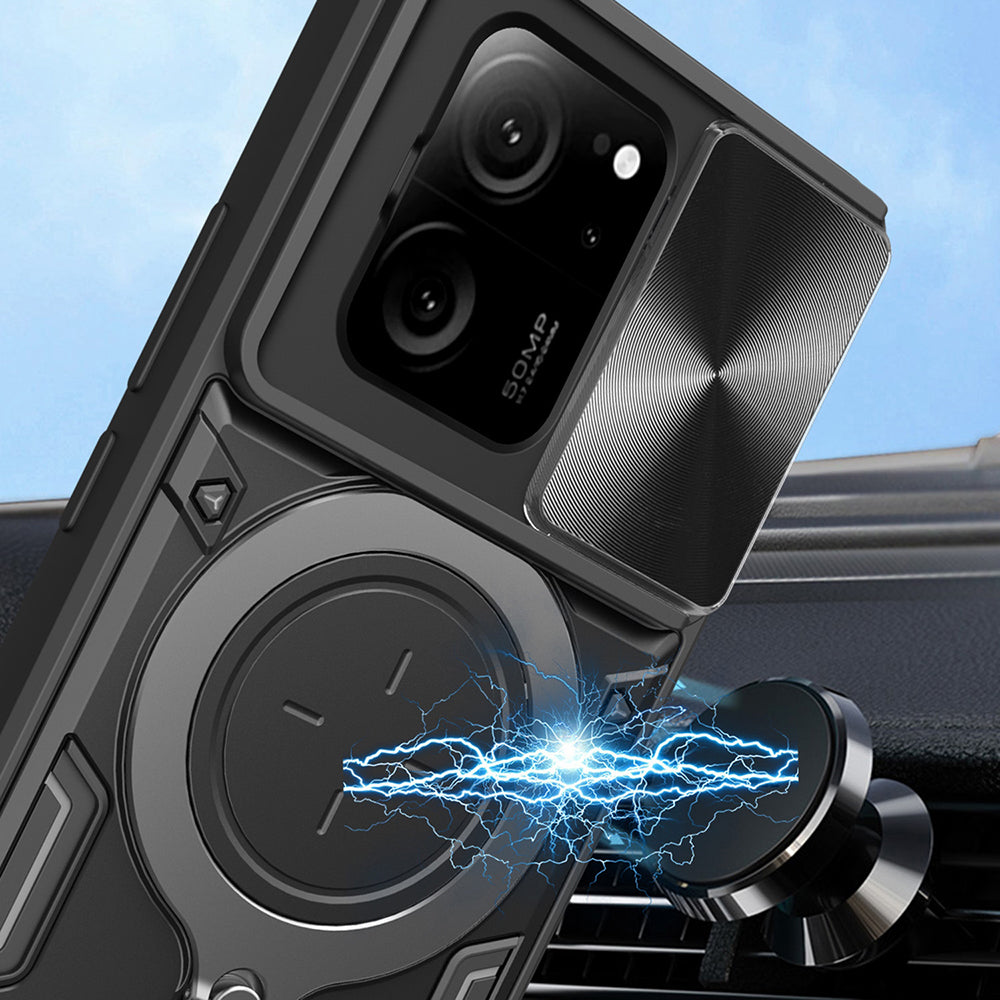 Maska za Xiaomi 13T Pro / 13T, Techsuit, CamGuard Pro, Crna