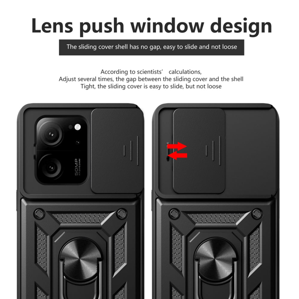 Maska za Xiaomi 13T Pro / 13T, Techsuit, CamShield, Crna