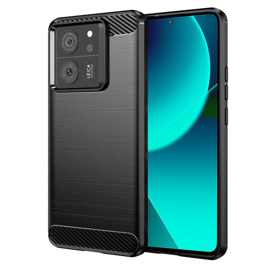 Maska za Xiaomi 13T Pro / 13T, Techsuit, Karbon, Crna