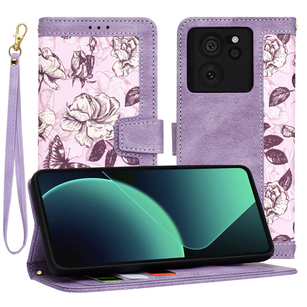Futrola za Xiaomi 13T Pro / 13T, Techsuit, FlipCraft, Ljubičasta