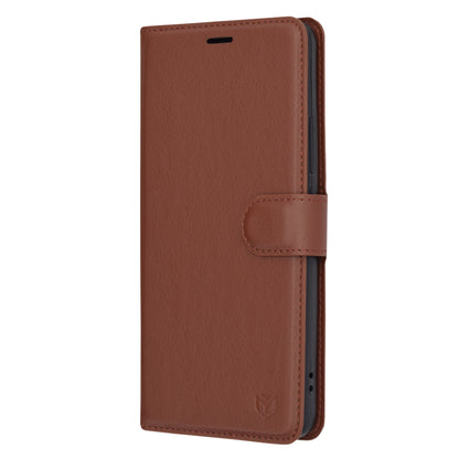 Futrola za Xiaomi 13T Pro / 13T, Techsuit, Kožna Folio, Smeđa