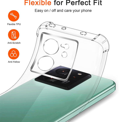 Maska za Xiaomi 13T Pro / 13T, Techsuit, Shockproof Clear, Prozirna