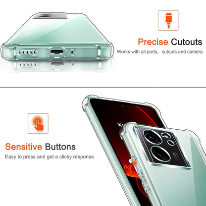 Maska za Xiaomi 13T Pro / 13T, Techsuit, Shockproof Clear, Prozirna