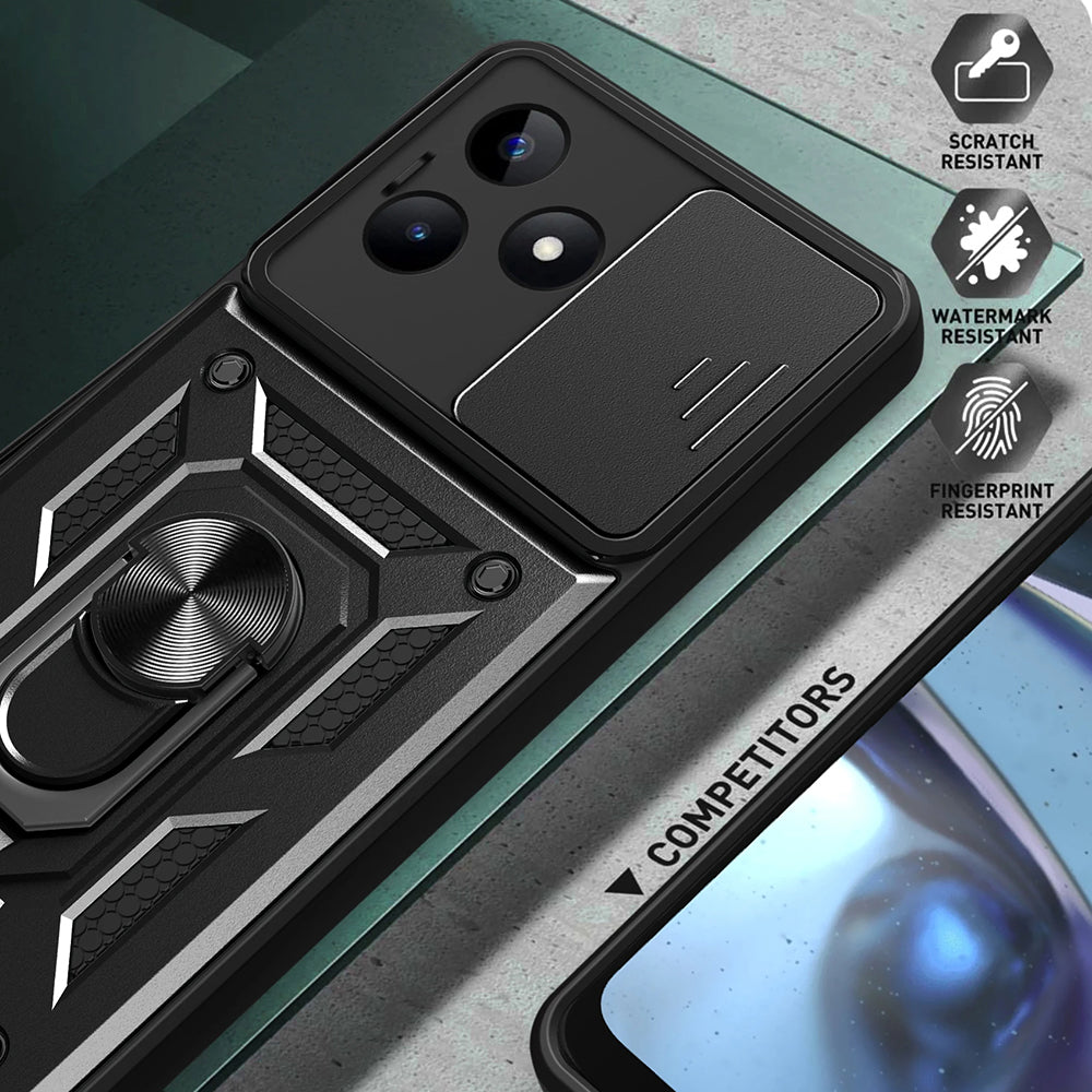 Maska za Xiaomi 14, Techsuit, CamShield, Roza