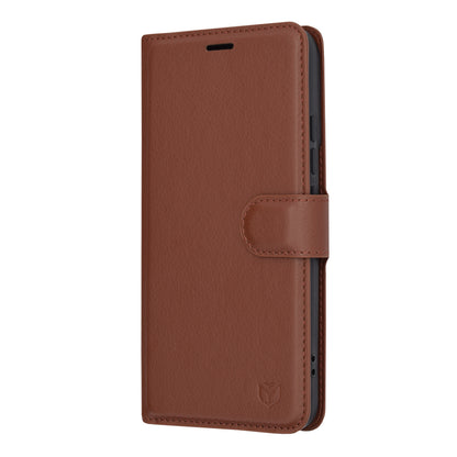 Futrola za Xiaomi 14, Techsuit, Kožna Folio, Smeđa