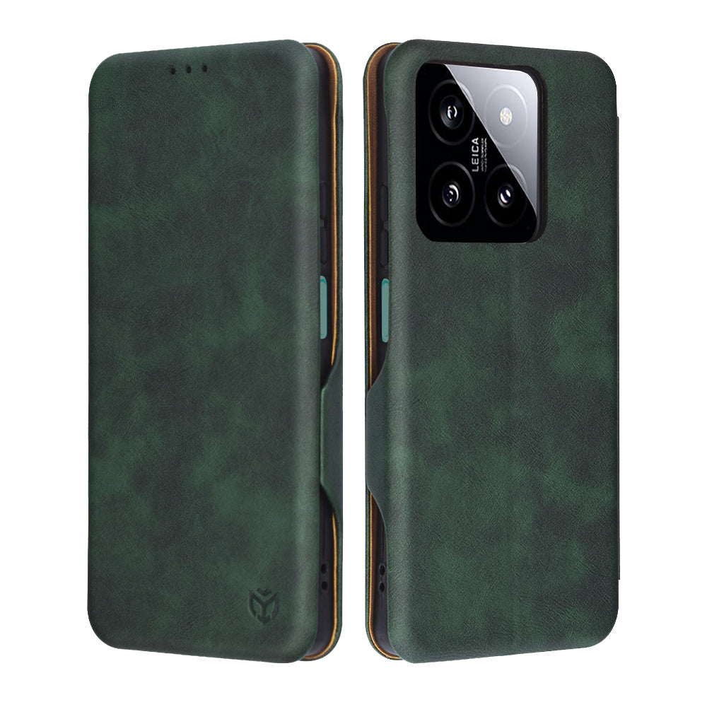 Futrola za Xiaomi 14, Techsuit, Safe Wallet Plus, Zelena