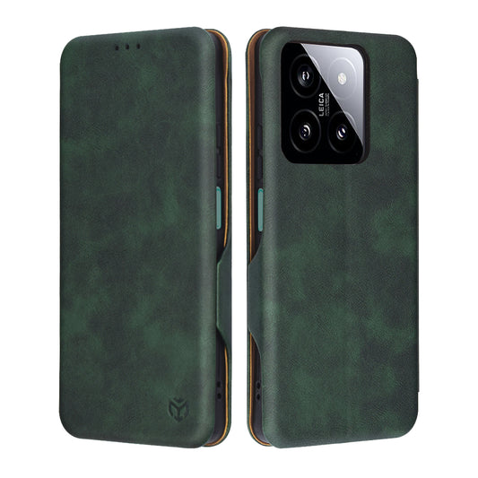Futrola za Xiaomi 14, Techsuit, Safe Wallet Plus, Zelena