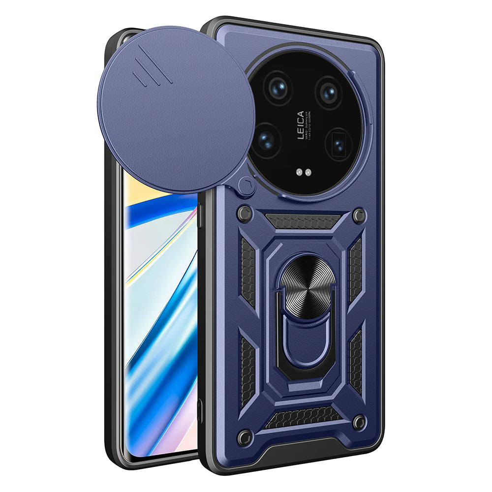 Maska za Xiaomi 14 Ultra, Techsuit, CamShield, Plava