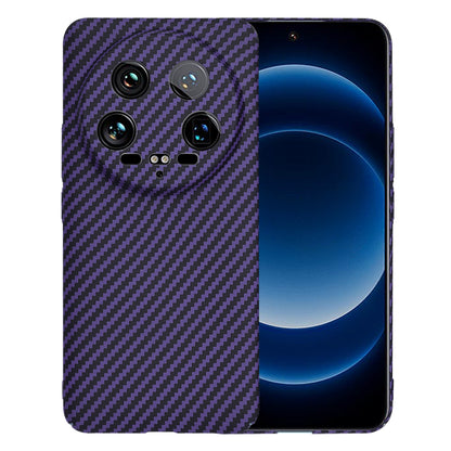 Maska za Xiaomi 14 Ultra, Techsuit, Carbonite FiberShell, Ljubičasta