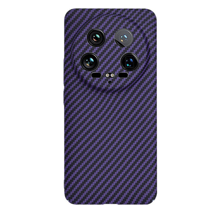 Maska za Xiaomi 14 Ultra, Techsuit, Carbonite FiberShell, Ljubičasta