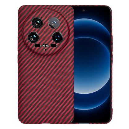 Maska za Xiaomi 14 Ultra, Techsuit, Carbonite FiberShell, Crvena