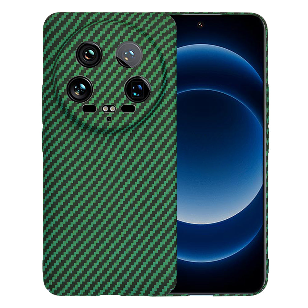 Maska za Xiaomi 14 Ultra, Techsuit, Carbonite FiberShell, Zelena