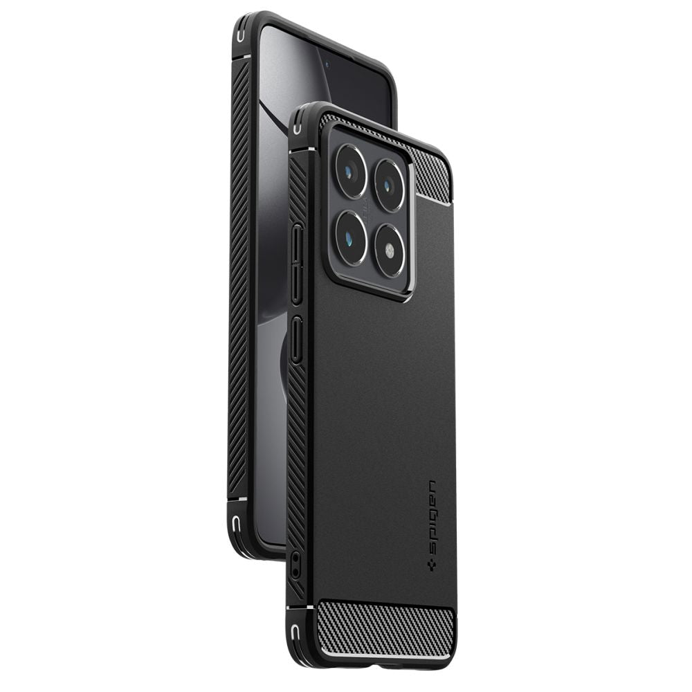 Futrola za Xiaomi 14T Pro, Spigen, Rugged Armor, Crna ACS08858