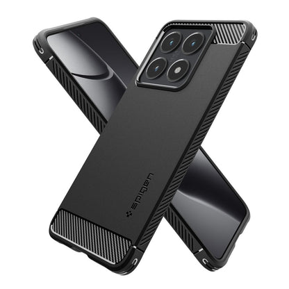 Futrola za Xiaomi 14T Pro, Spigen, Rugged Armor, Crna ACS08858