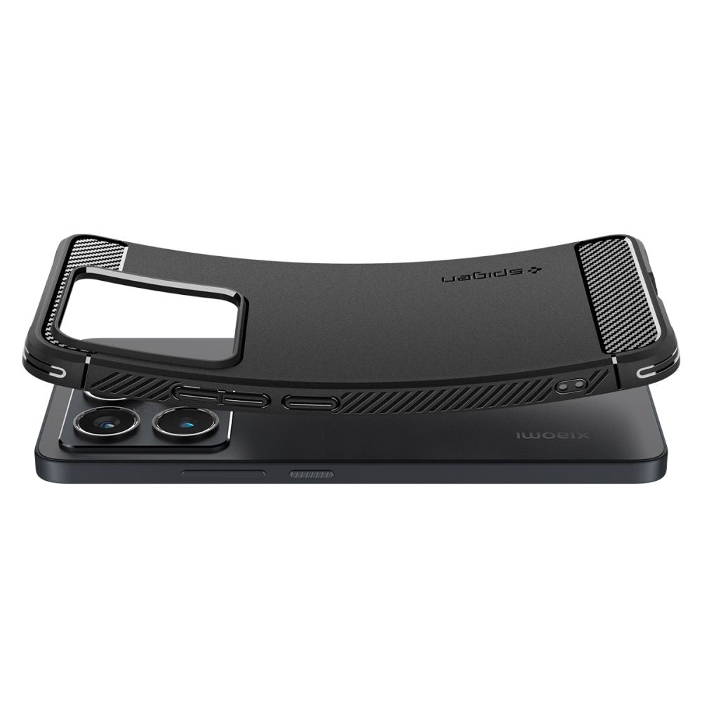 Futrola za Xiaomi 14T Pro, Spigen, Rugged Armor, Crna ACS08858