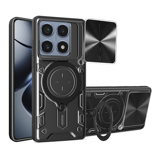 Maska za Xiaomi 14T Pro, Techsuit, CamGuard Pro, Crna