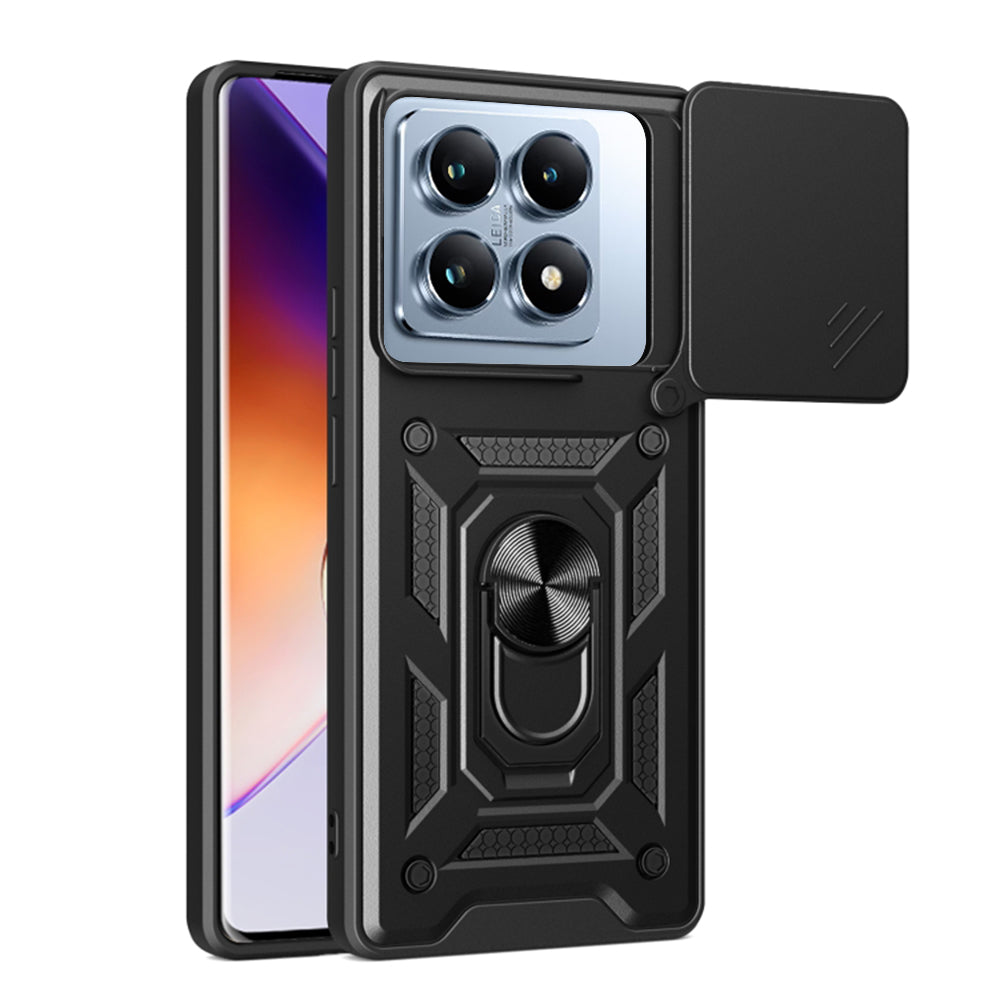 Maska za Xiaomi 14T Pro, Techsuit, CamShield, Crna