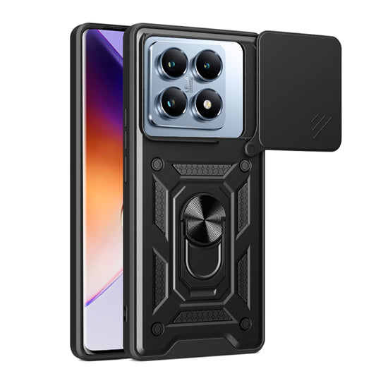 Maska za Xiaomi 14T Pro, Techsuit, CamShield, Crna