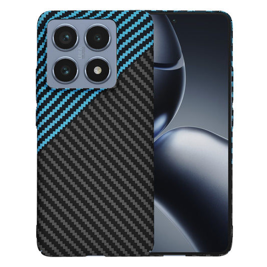 Maska za Xiaomi 14T Pro, Techsuit, Carbonite FiberShell, Crno Plava