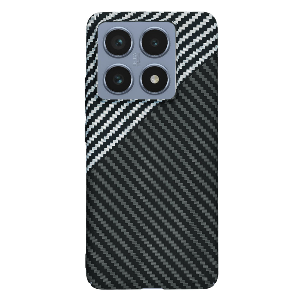 Maska za Xiaomi 14T Pro, Techsuit, Carbonite FiberShell, Crno Siva