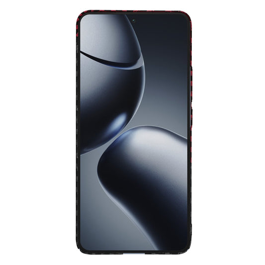 Maska za Xiaomi 14T Pro, Techsuit, Carbonite FiberShell, Crno Crvena