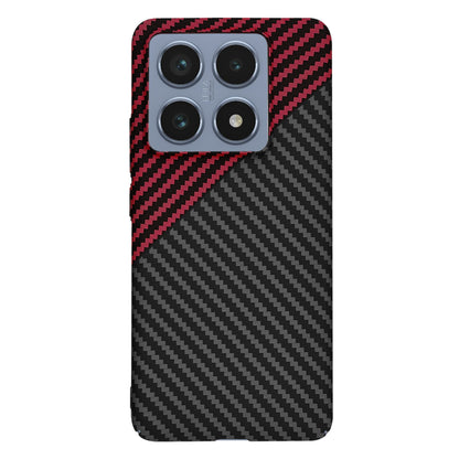 Maska za Xiaomi 14T Pro, Techsuit, Carbonite FiberShell, Crno Crvena
