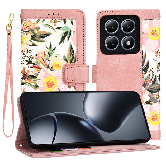 Maska za Xiaomi 14T Pro, Techsuit, FlipCraft, Roza