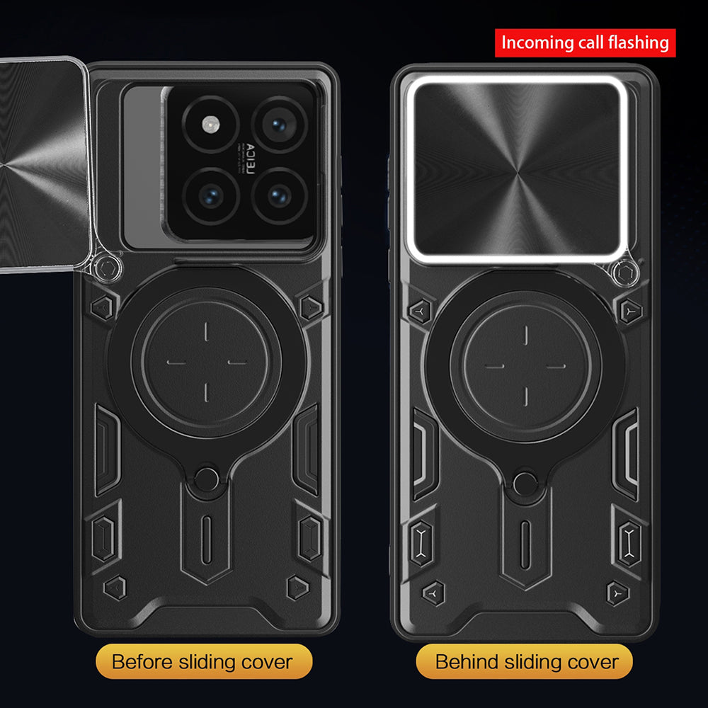 Maska za Xiaomi 14T, Techsuit, CamGuard Pro, Crna