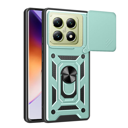 Maska za Xiaomi 14T, Techsuit, CamShield, Zelena