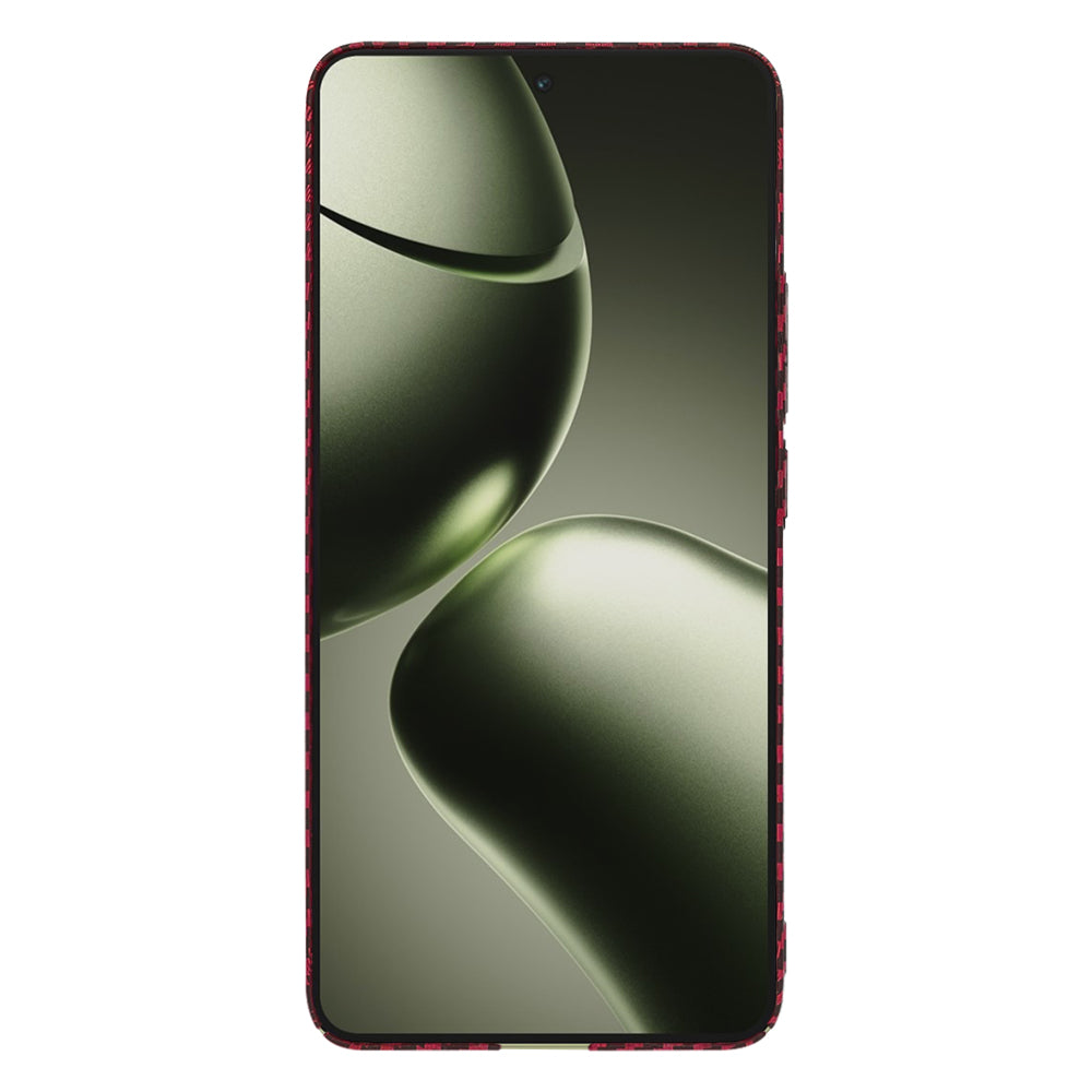 Maska za Xiaomi 14T, Techsuit, Carbonite FiberShell, Crvena