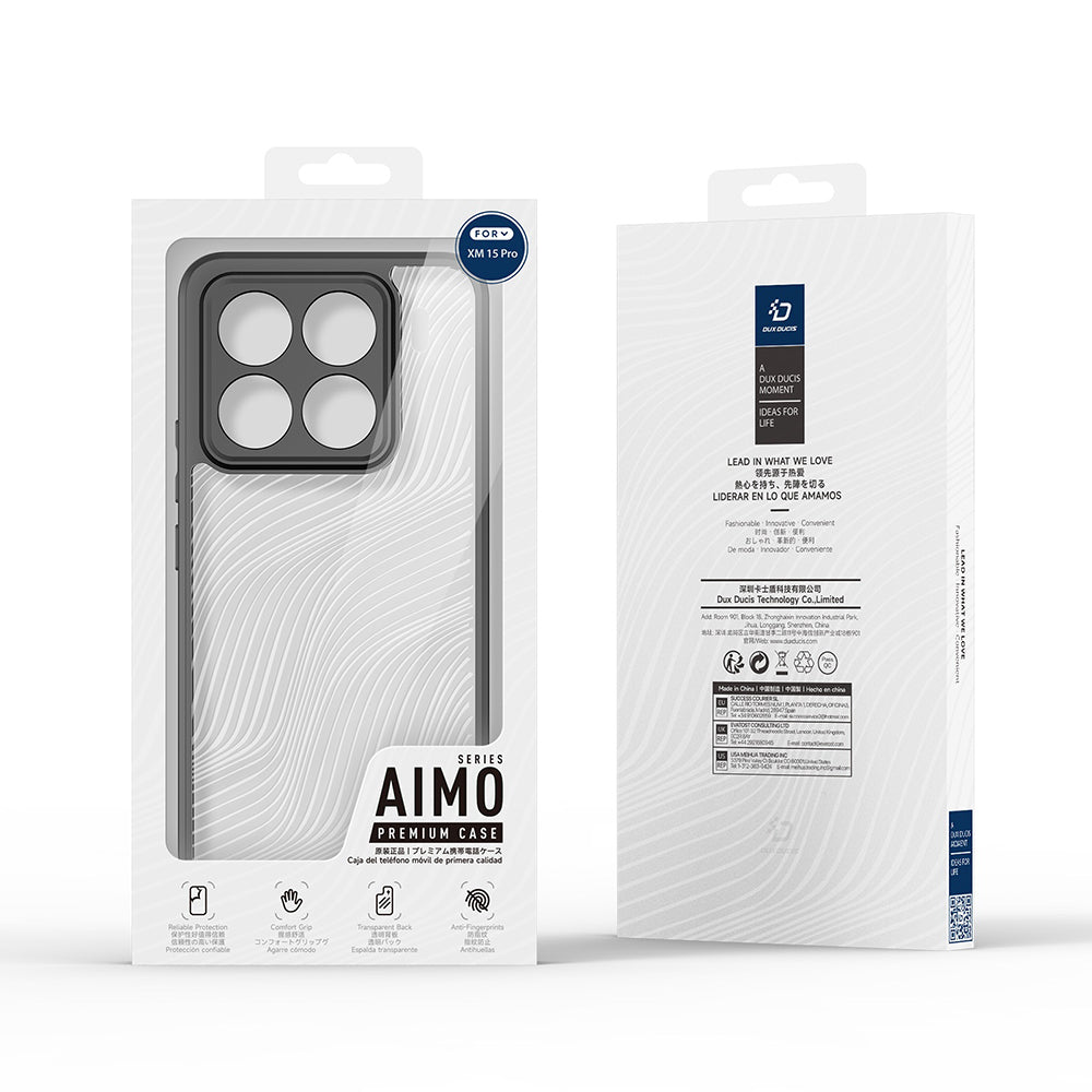 Maska za Xiaomi 15 Pro, DUX DUCIS, Aimo, Crna