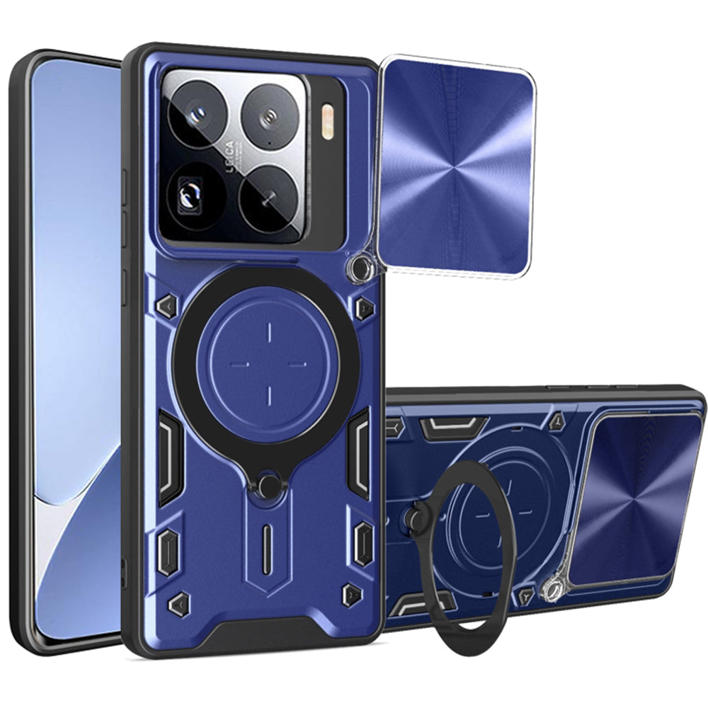 Maska za Xiaomi 15 Pro, Techsuit, CamGuard Pro, Plava