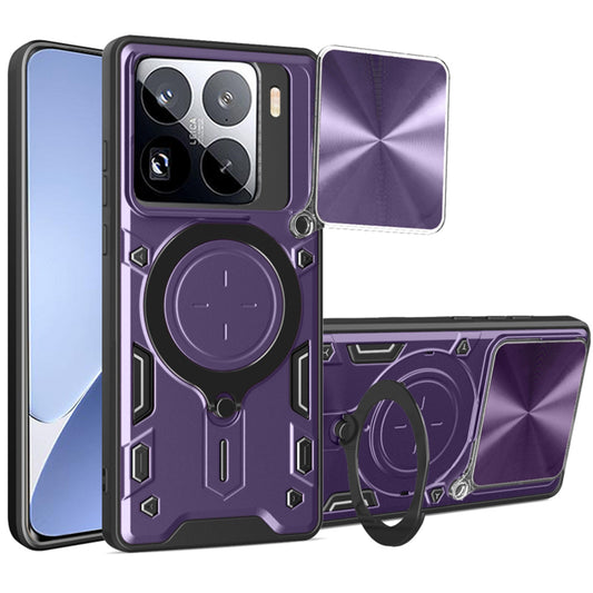 Maska za Xiaomi 15 Pro, Techsuit, CamGuard Pro, Ljubičasta
